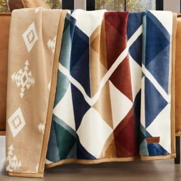 Pendleton Other - Pendleton Reversible Plush Throw Blanket Serrado – 50” x 70” – New in Package